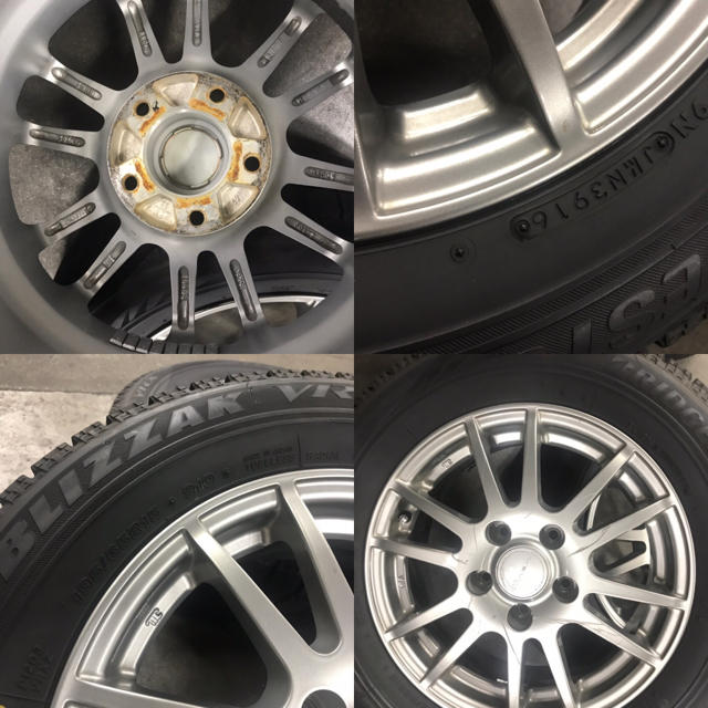 ケンイチ様 15インチ スタッドレスタイヤホイールセット 195/65R15 ケンイチ様 15インチ スタッドレスタイヤホイールセット 195/65R15