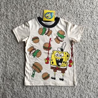 ユニクロ(UNIQLO)の新品♪ ユニクロ  スポンジボブ Tシャツ         110センチ(Tシャツ/カットソー)