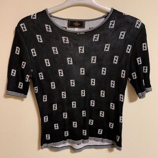 FENDI フェンディ 半袖クロップドTシャツ XS ハイブランド