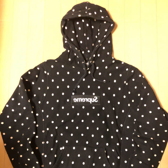 Supreme(シュプリーム)のsupreme  comme des garcons dot  box パーカー メンズのトップス(パーカー)の商品写真