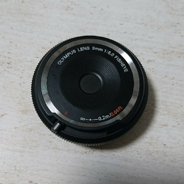 OLYMPUS(オリンパス)のOlympus BCL-0980 9mm F8 FISHEYE スマホ/家電/カメラのカメラ(レンズ(単焦点))の商品写真