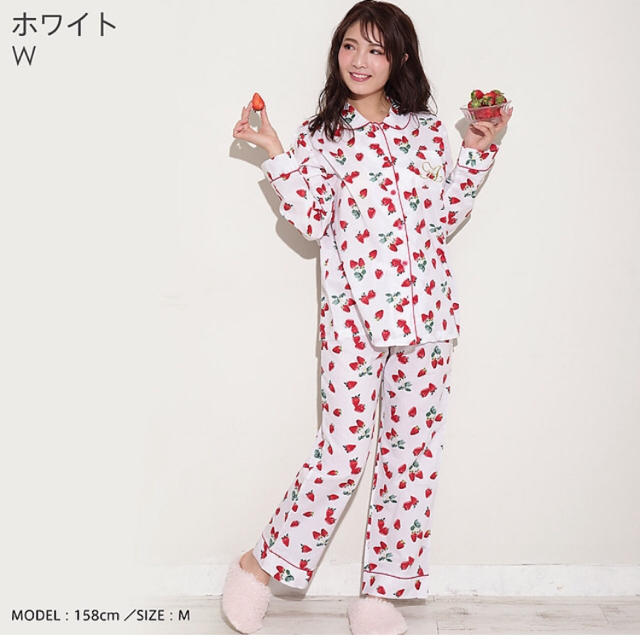 aimer feel(エメフィール)のエメフィール♡新品♡完売品♡いちごパジャマ レディースのルームウェア/パジャマ(パジャマ)の商品写真