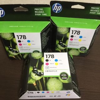 ヒューレットパッカード(HP)の新品未開封品 HP178 5色マルチパック 3個セット 期限切れ間近(PC周辺機器)