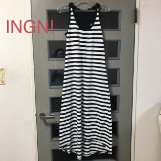 イング(INGNI)のボーダー ロングワンピース イング(ロングワンピース/マキシワンピース)