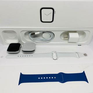 アップルウォッチ(Apple Watch)のApple Watch series4 44mm アルミ GPSモデル バンド付(腕時計(デジタル))