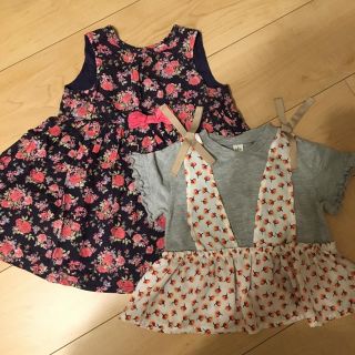 プティマイン(petit main)のアプレレクール  H&M トップス ワンピース セット(ワンピース)