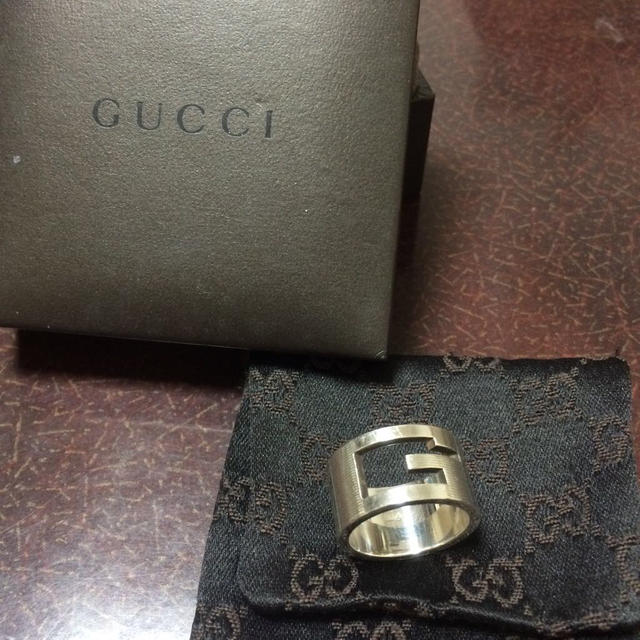 Gucci(グッチ)のGUCCI 太めリング レディースのアクセサリー(リング(指輪))の商品写真