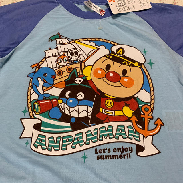 アンパンマン(アンパンマン)のアンパンマン 半袖パジャマ 95サイズとTシャツ90サイズセット キッズ/ベビー/マタニティのキッズ服男の子用(90cm~)(パジャマ)の商品写真