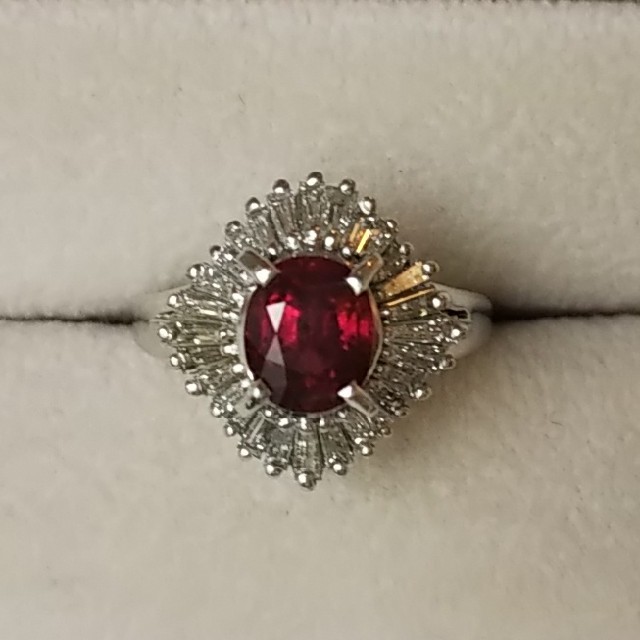 リモ様御成約商品です。Pt900 ルビー ダイヤ リング 1.67ct レディースのアクセサリー(リング(指輪))の商品写真