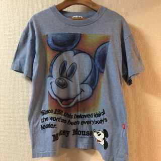 ディズニー(Disney)の【希少】ディズニー Ｔシャツ レトロ 古着 ヴィンテージ 80s 90s 青(Tシャツ/カットソー(半袖/袖なし))