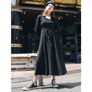 ジュエティ(jouetie)のjouetie ヴィンテージダブルボタンワンピース(ロングワンピース/マキシワンピース)