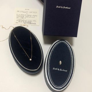 ヨンドシー(4℃)のK18 一粒ダイヤネックレス(ネックレス)