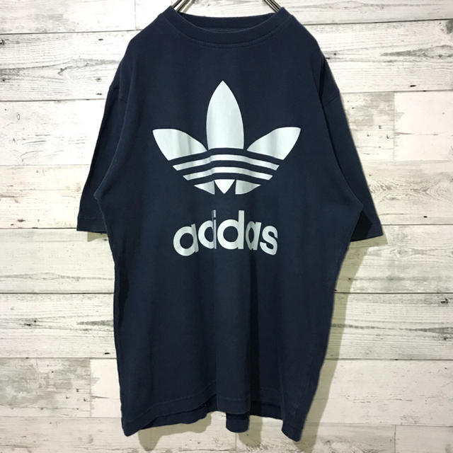 adidas(アディダス)の【激レア】アディダス adidas☆プリントバックフロントビッグロゴ Tシャツ メンズのトップス(Tシャツ/カットソー(半袖/袖なし))の商品写真