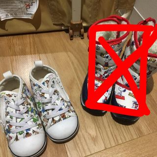 コンバース(CONVERSE)のトイストーリー コンバース スニーカー スヌーピー ブーツ(スニーカー)