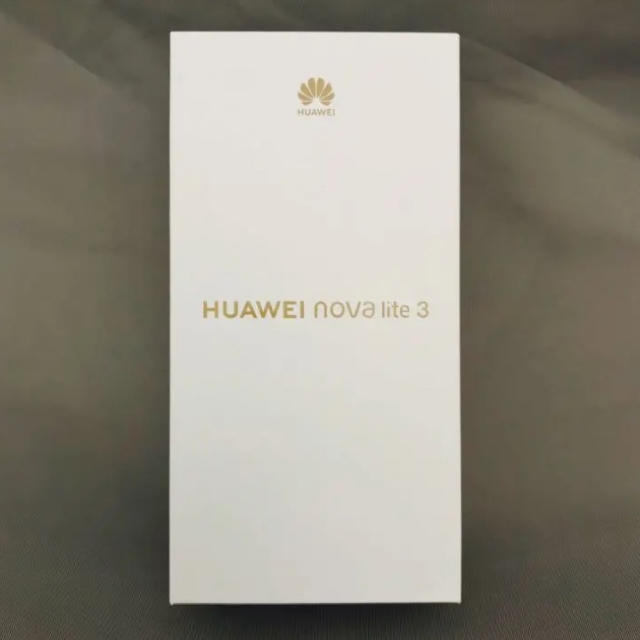 新品・未開封 黒(ブラック) nova lite 3 HUAWEI