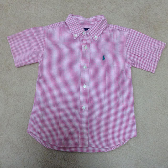 Ralph Lauren(ラルフローレン)のラルフローレン 半袖 シャツ 100 キッズ/ベビー/マタニティのキッズ服男の子用(90cm~)(ブラウス)の商品写真