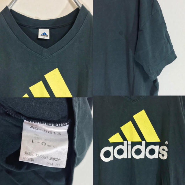 adidas(アディダス)の【90s デサント製】アディダス パフォーマンス ビッグロゴTシャツ メンズのトップス(Tシャツ/カットソー(半袖/袖なし))の商品写真