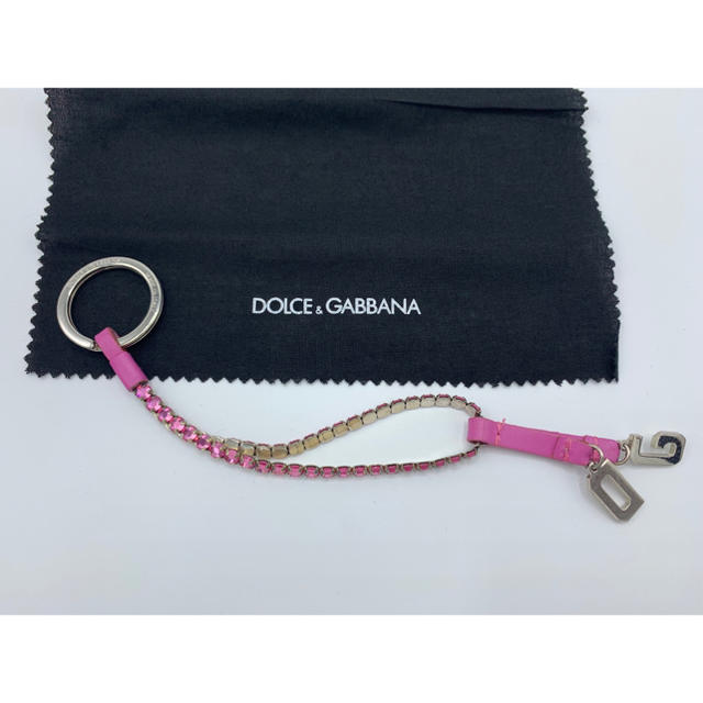 DOLCE&GABBANA(ドルチェアンドガッバーナ)のDOLCE&GABBANA ドルガバ キーリング ピンク  レディースのファッション小物(キーホルダー)の商品写真