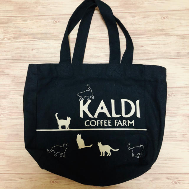 KALDI(カルディ)のKALDI☆ねこの日限定トートバッグ☆カルディ☆布バッグ☆ミニトート レディースのバッグ(トートバッグ)の商品写真