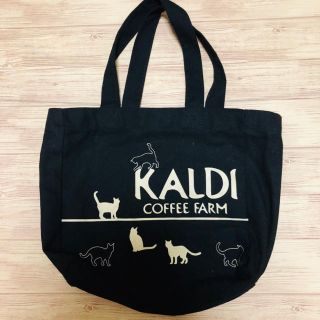 カルディ(KALDI)のKALDI☆ねこの日限定トートバッグ☆カルディ☆布バッグ☆ミニトート(トートバッグ)