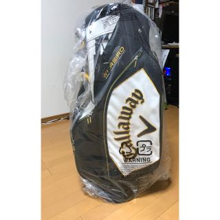 キャロウェイ(Callaway)のキャロウェイ【WARBIRD】 軽量キャディバッグ【黒/白/黄】(バッグ)