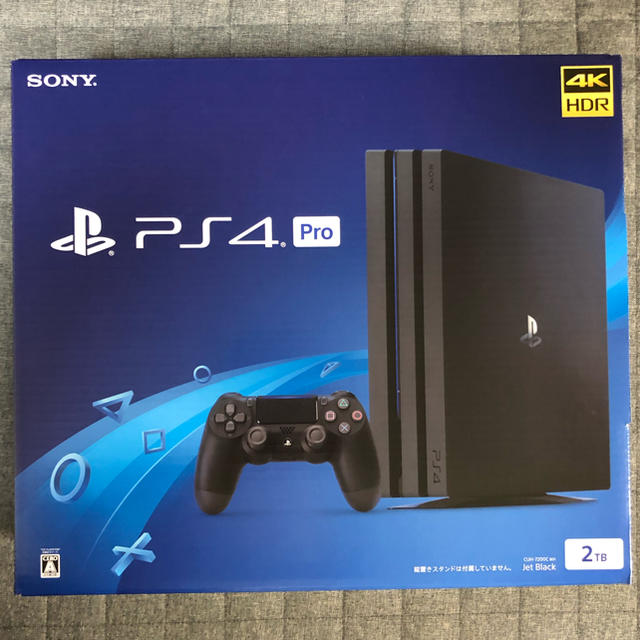 playstation4 Pro 2TB ジェットブラック 新品未開封ゲームソフト/ゲーム機本体