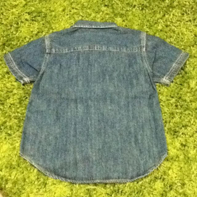 FELISSIMO(フェリシモ)のFELISSIMO デニムシャツ120 キッズ/ベビー/マタニティのキッズ服男の子用(90cm~)(ブラウス)の商品写真