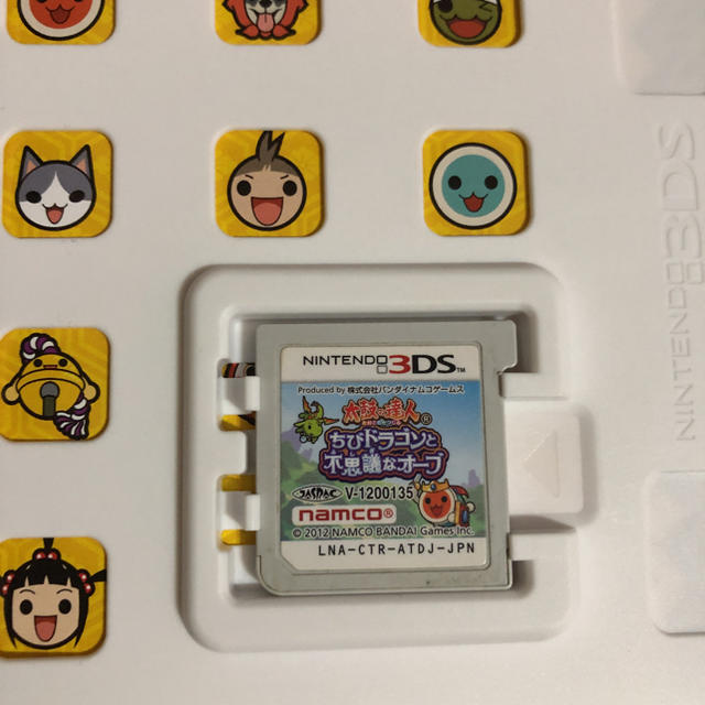 ニンテンドー3DS(ニンテンドー3DS)の太鼓の達人 ちびドラゴンと不思議なオーブ 3ds エンタメ/ホビーのゲームソフト/ゲーム機本体(携帯用ゲームソフト)の商品写真