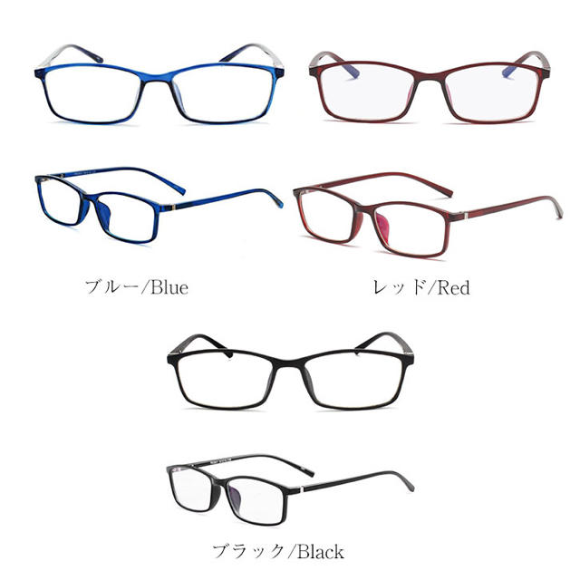 ブルーライトカット メガネ レディースのファッション小物(サングラス/メガネ)の商品写真