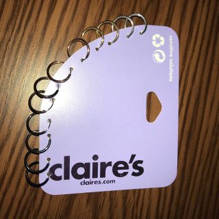 クレアーズ(claire's)のclaire's リングピアス 6カラー 12個セット(ピアス)