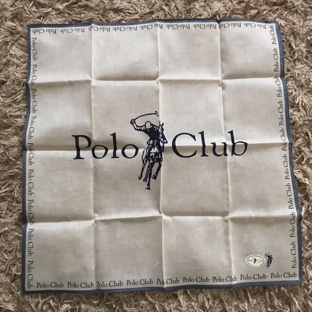 Polo Club(ポロクラブ)の新品未使用 Polo Club ハンカチ メンズのファッション小物(ハンカチ/ポケットチーフ)の商品写真