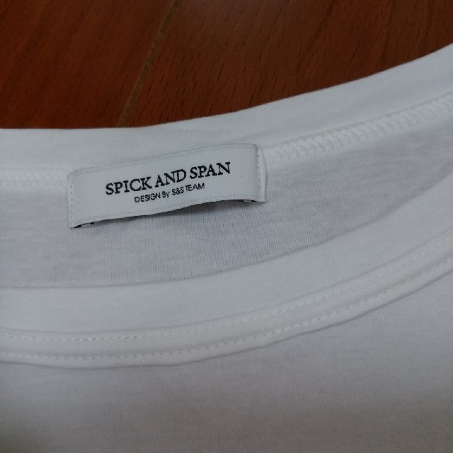 Spick & Span(スピックアンドスパン)のSPICK＆SPAN　白Ｔシャツ レディースのトップス(Tシャツ(半袖/袖なし))の商品写真