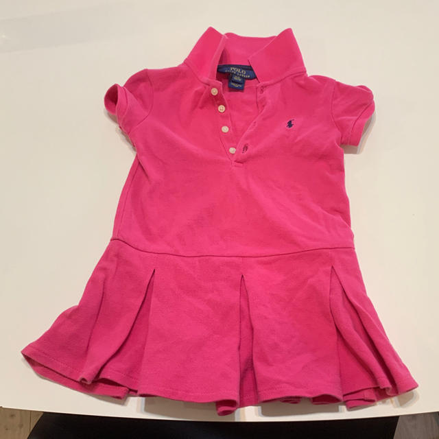 POLO RALPH LAUREN(ポロラルフローレン)のPOLOラルフローレンフレアワンピース キッズ/ベビー/マタニティのキッズ服女の子用(90cm~)(ワンピース)の商品写真