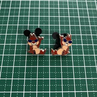 チップアンドデール(チップ&デール)のわか様専用  WDW チップ & デール ピンバッチ セット(バッジ/ピンバッジ)