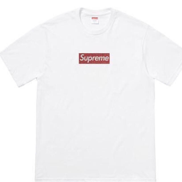 正規代理店 Supreme Tee Logo Box 25th Supreme×Swarovski - Tシャツ+カットソー(半袖+袖なし) 正規代理店 Supreme Tee Logo Box 25th Supreme×Swarovski - Tシャツ+カットソー(半袖+袖なし)