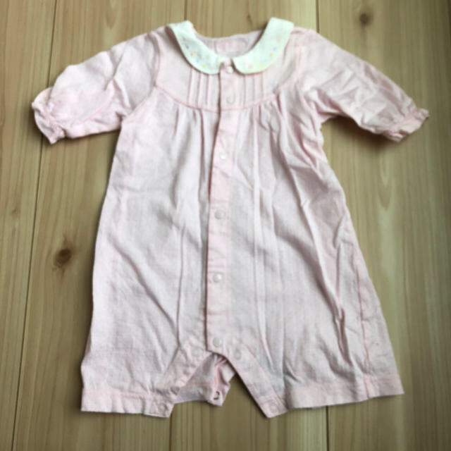 mikihouse(ミキハウス)のミキハウス ロンパース サイズ50-60 キッズ/ベビー/マタニティのベビー服(~85cm)(ロンパース)の商品写真