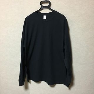 ギルタン(GILDAN)の新品 GILDAN 長袖ロンT ブラック XL(Tシャツ/カットソー(七分/長袖))