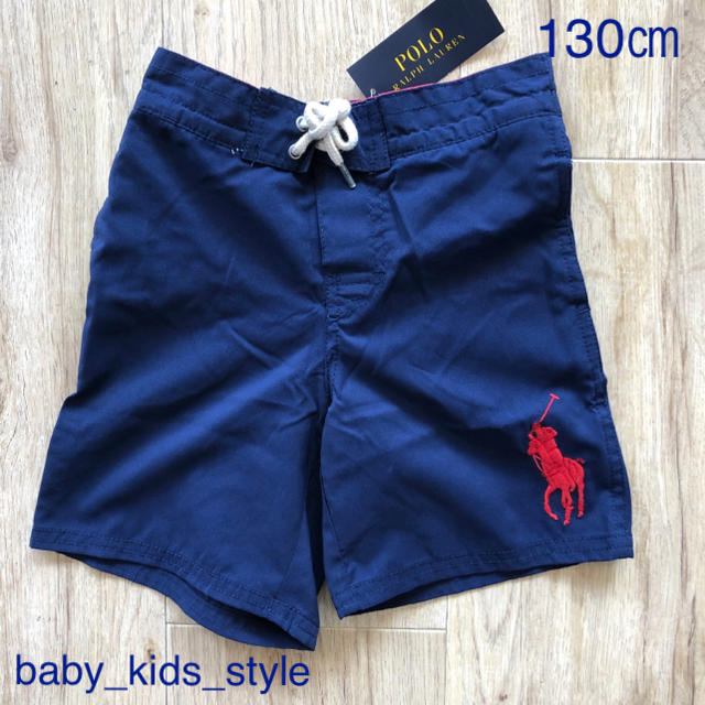 Ralph Lauren(ラルフローレン)のスイムパンツ ネイビー 130 キッズ/ベビー/マタニティのキッズ服男の子用(90cm~)(水着)の商品写真