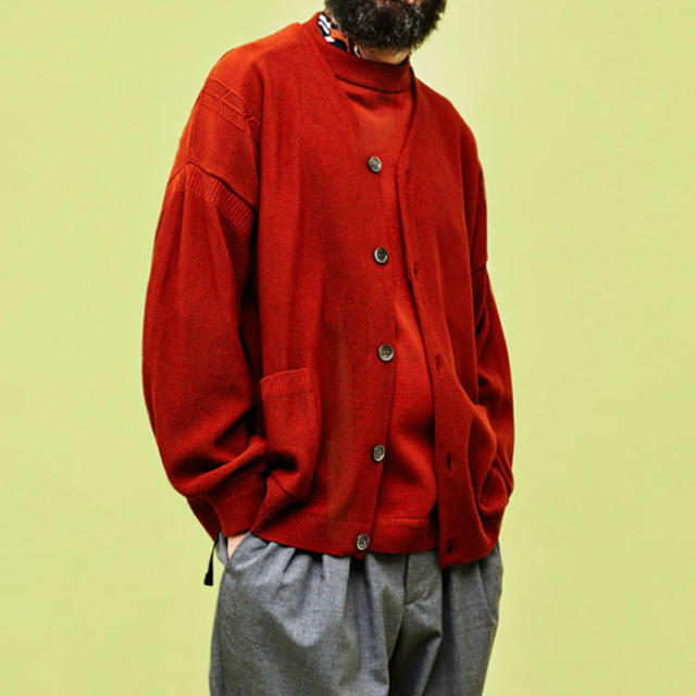 サイズに COMOLI - yashiki 18ss Shizuku Cardiganの通販 by shop