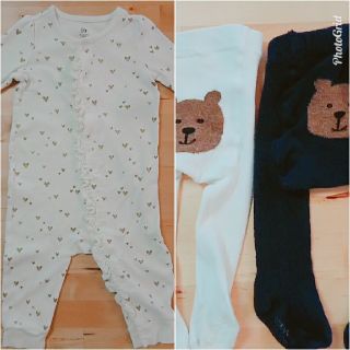 ベビーギャップ(babyGAP)の(すのこ様専用) カバーオール&タイツ babyGAP(カバーオール)