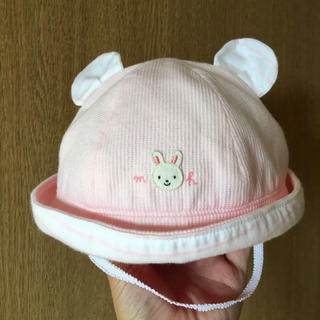 ミキハウス(mikihouse)のミキハウスFIRST帽子(ピンク)(帽子)