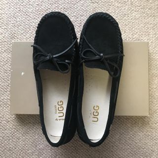 アグ(UGG)のUGG モカシン 黒(スリッポン/モカシン)