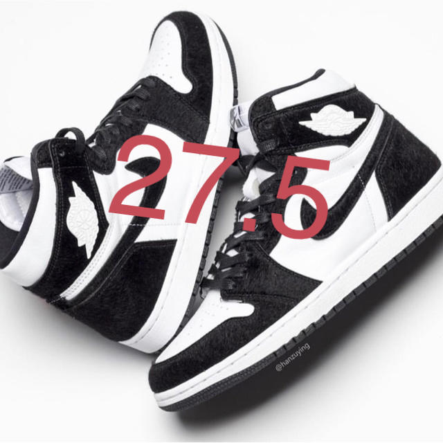 NIKE(ナイキ)のAIR JORDAN 1 RETRO HIGH OG BLACK/WHITE  メンズの靴/シューズ(スニーカー)の商品写真