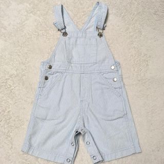 プチバトー(PETIT BATEAU)のプチバトー オーバーオール ミキハウス ダブルビー ファミリア ボンポワン べべ(ロンパース)