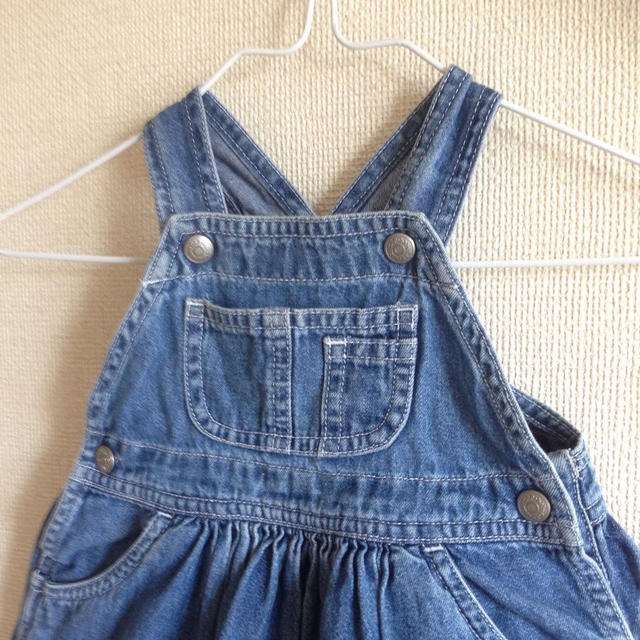 babyGAP(ベビーギャップ)のベビーギャップ♡デニムワンピ70 キッズ/ベビー/マタニティのベビー服(~85cm)(ワンピース)の商品写真