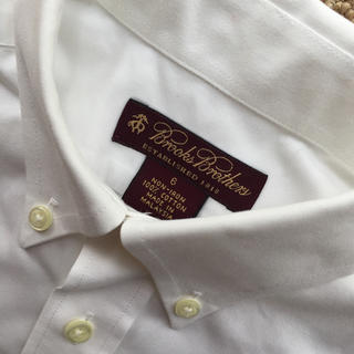 ブルックスブラザース(Brooks Brothers)のお値下げ！ 美品 白 半袖シャツ ブルックスブラザーズ 100〜120 冠婚葬祭(ドレス/フォーマル)