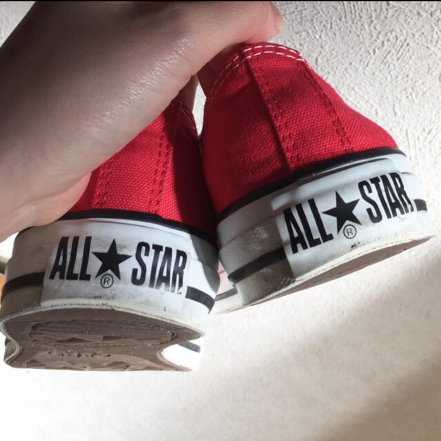 CONVERSE(コンバース)のCONVERSE コンバース allstar レッド 赤 22.5 レディースの靴/シューズ(スニーカー)の商品写真