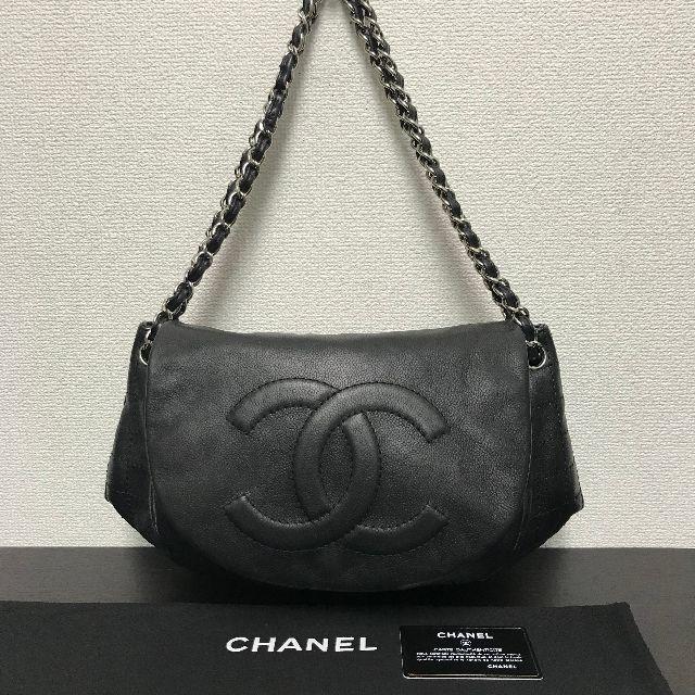 CHANEL マトラッセ デカココ チェーンショルダー キャビアスキン bag