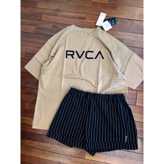 ルーカ(RVCA)の2019最新完売 BIG BIG RVCA ルーカ半袖TEEシャツ ベージュ S(Tシャツ(半袖/袖なし))