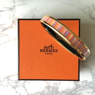 エルメス(Hermes)の【美品】HERMES  エルメス エマイユ バングル (ブレスレット/バングル)